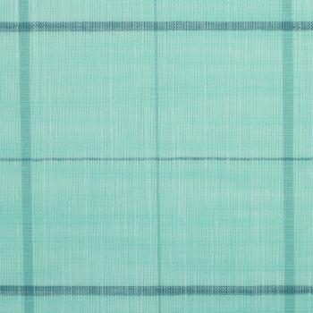 Preview: Baumwolle Tina Karo Muster Leinenoptik MInt von Swafing